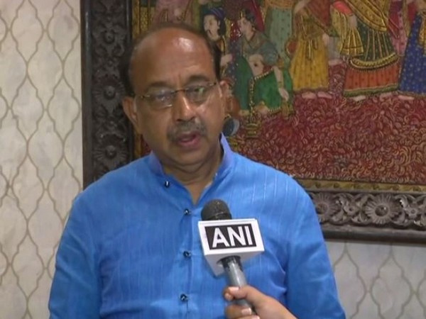 BJP Rajya Sabha MP Vijay Goel speaking to ANI in New Delhi on Wednesday. (Photo/ANI)