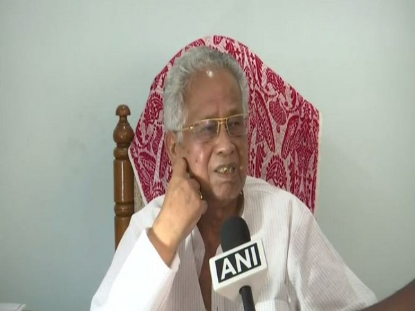 Former Assam  Chief Minister and Congress leader Tarun Gogoi speaking to ANI in Guwahati, Assam on Thursday.
