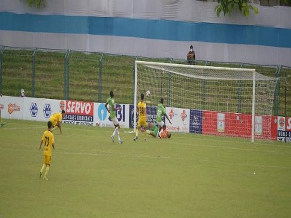 Gokulam Kerala in action against Hyderabad FC (Photo: Durand Cup)