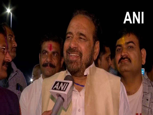 BJP leader Gopal Bhargava talking to ANI in Bhopal, Madhya Pradesh on Tuesday. Photo/ANI
