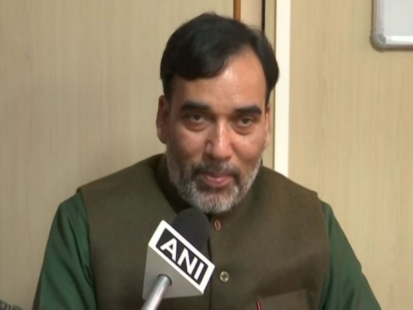 Delhi Environment Minister Gopal Rai speaking to ANI. Photo/ANI