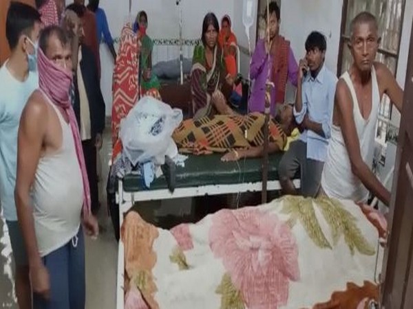 People admitted to a hospital in Bihar's Gopalganj. [Photo/ANI]