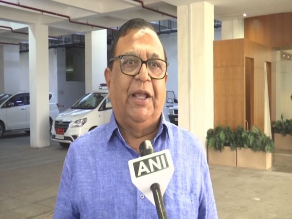 BJP MLA Govind patel speaking to ANI on Wednesday in Gandhinagar (Photo/ANI)