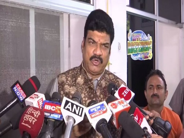 Madhya Pradesh Transport Minister Govind Singh Rajput speaking to reporters in Bhopal on Thursday. Photo/ANI