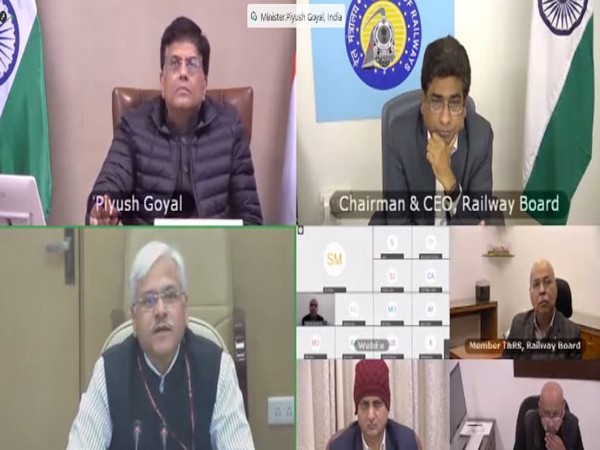 Visual from meeting. (Photo: Piyush Goyal Twitter)