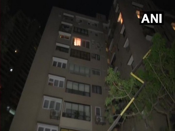 Visuals from outside the residence of Naresh Goyal in Mumbai.