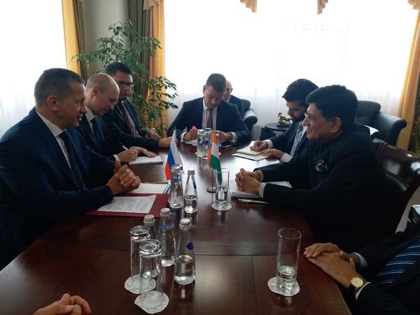 A visual from the meeting. (Picture courtesy: Piyush Goyal Twitter)