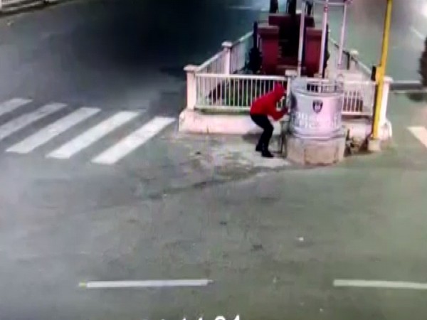 Police went through CCTV footage to identify the accused. Photo/ANI