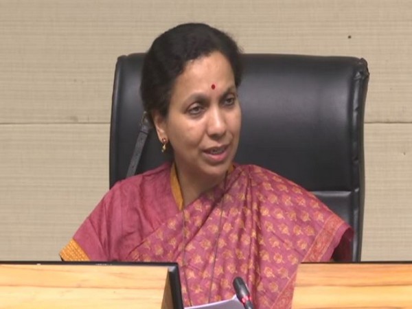 Jayanti Ravi, Principal Secretary (Health), Gujarat, speaking at a press conference on Tuesday. Photo/ANI