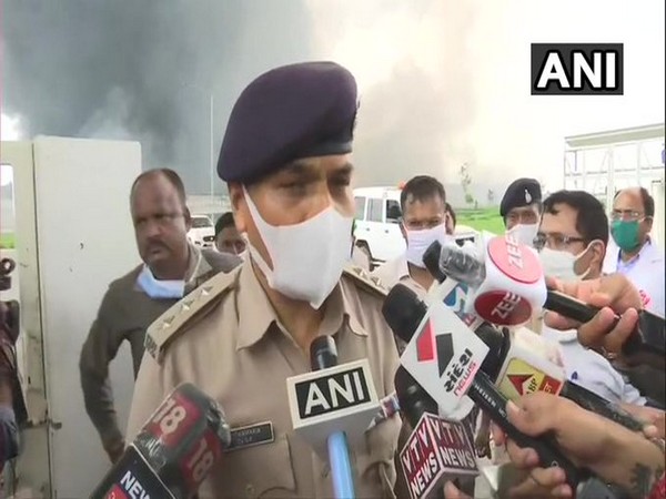 KT Kamariya, Ahmedabad Superintendent of Police, Rural speaking to reporters in Ahmedabad on Wednesday. Photo/ANI