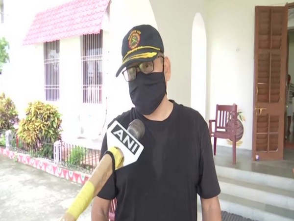 Bihar DGP Gupteshwar Pandey speaking to ANI in Patna on Tuesday. Photo/ANI