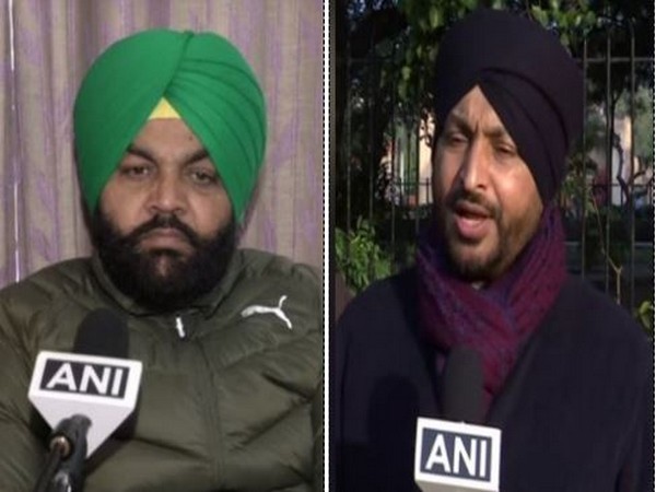 Punjab Congress MPs Gurjeet Singh Aujla (on Left) and Ravneet Singh Bittu (File Photos/ANI)