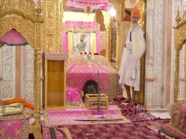 Celebrations of the 550th birth anniversary of Guru Nanak Dev taking place in Patna Sahib Gurudwara on Tuesday.