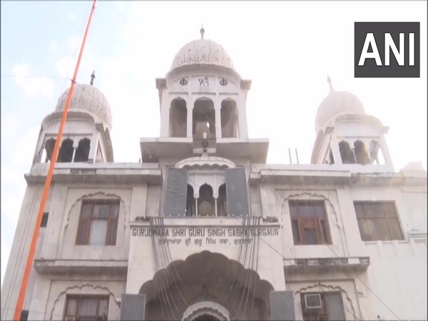 Gurudwara Guru Singh Sabha, Sadar Bazar, Gurugram. (Photo/ ANI)
