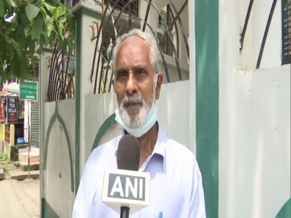 Arshad Ali, Rajdhani masjid committee member, speaking to ANI in Guwahati on Friday. (Photo/ANI)