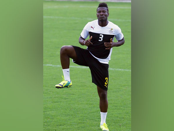 Striker Asamoah Gyan