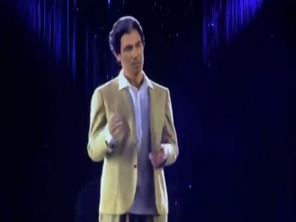 A still from the hologram gifted by Kanye West (Image courtesy: Twitter)