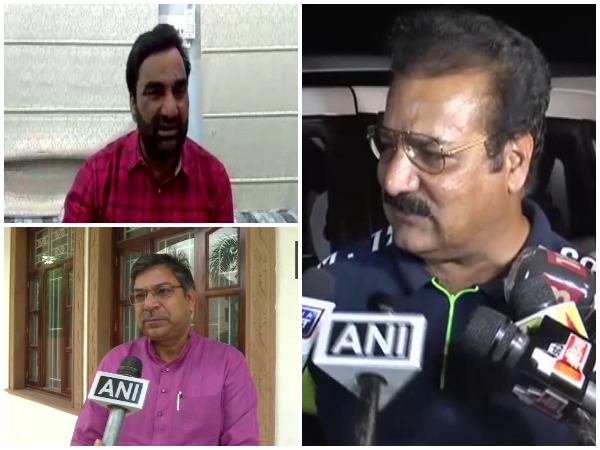 RLP's Hanuman Beniwal (Top), BJP's Satish Punia (Down) and Congress' Pratap Singh Khachariyavas