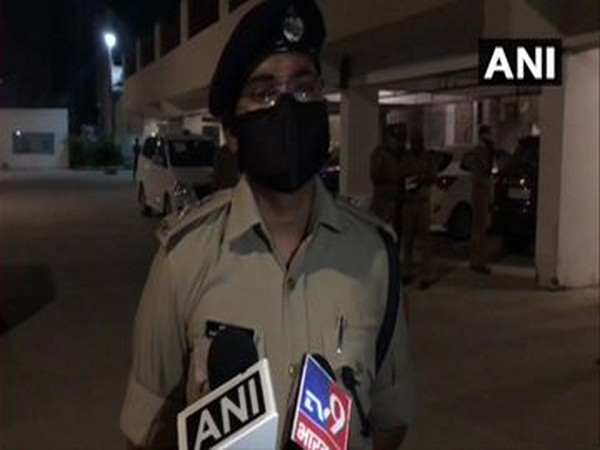 Harish Chandra, DCP of Central Noida speaks to media in Greater Noida [Photo/ANI]