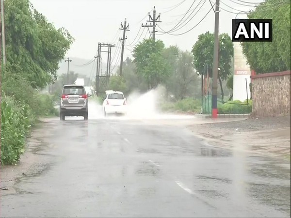 Rainfall experienced in parts of Manesar on Friday evening.