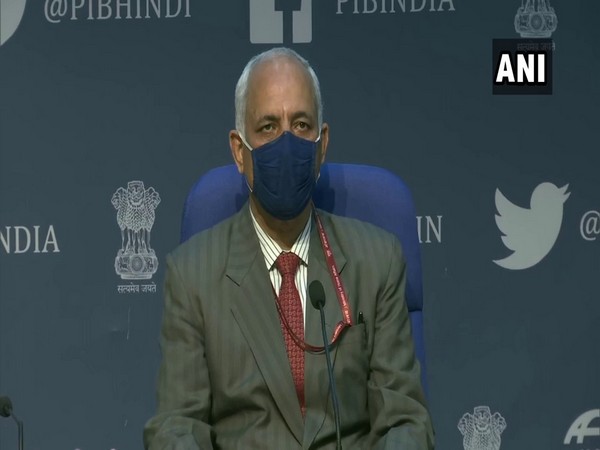 Additional Secretary of Union Health Ministry Manohar Agnani speaking at a press briefing on Monday. (Photo/ANI)