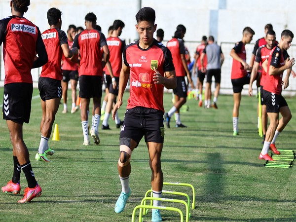 Hyderabad FC players during training (Photo: Hyderabad FC)