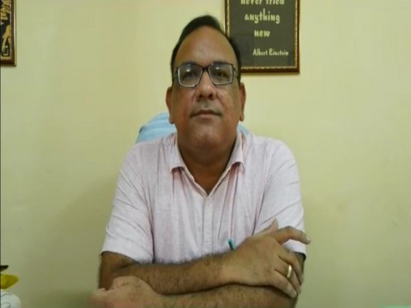 Head of the Law Department in Rohilkhand University, Amit Singh talking to ANI on Monday. Photo/ANI