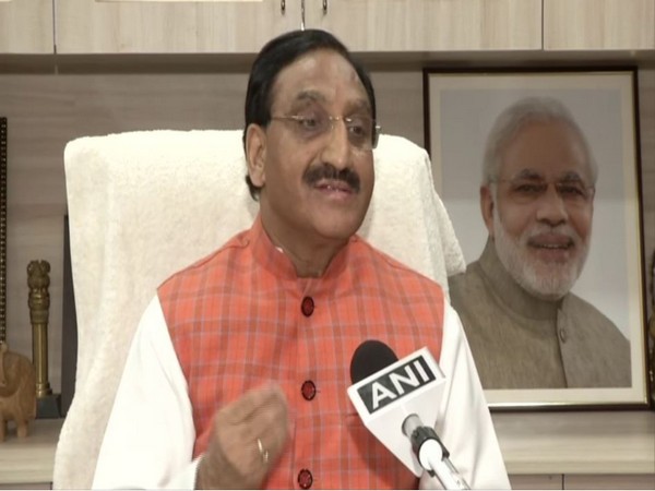 Union Union Human Resource Development Minister Ramesh Pokhriyal speaking to ANI on Tuesday. Photo/ANI
