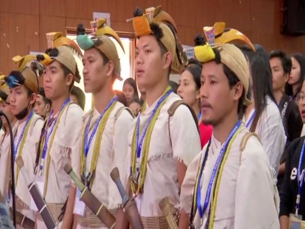 Northeast cultural exchange programme held in Hyderabad. Photo/ANI