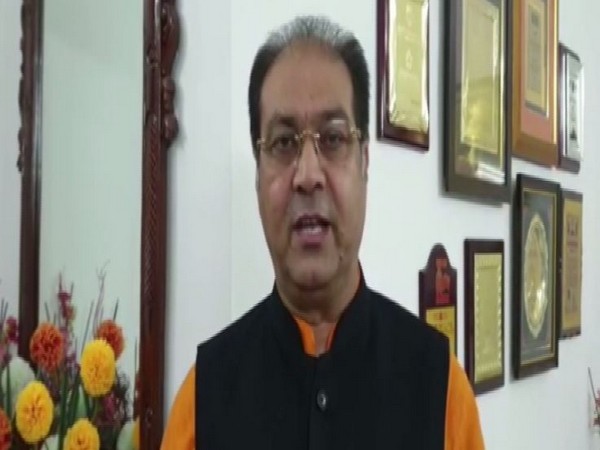 Uttar Pradesh Minority Minister Mohsin Raza speaking to ANI in Lucknow on Wednesday. Photo/ANI