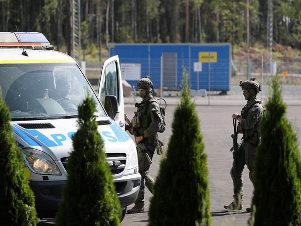 Police vehicle outside Hallby prison in Sweden. (Photo Credit - Reuters)