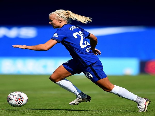 Chelsea forward Pernille Harder (Photo/Chelsea FC Women Twitter)