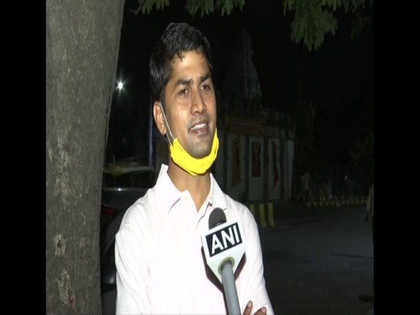 Harish Dagga, a Hyderabad techie turned social worker. Photo/ANI