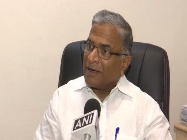 Rajya Sabha Deputy Chairman Harivansh Narayan Singh speaking to ANI in New Delhi on Wednesday. (Photo/ANI)