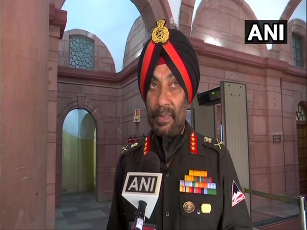 BRO DG Lt Gen Harpal Singh speaking to ANI in New Delhi on Monday. Photo/ANI