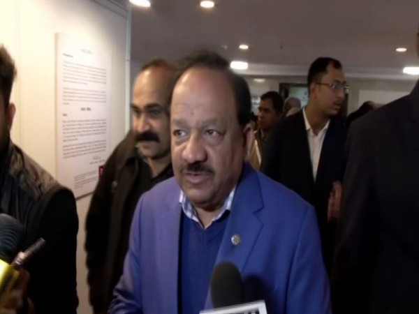 Union Minister Dr Harsh Vardhan speaking to ANI in New Delhi on Thursday. Photo/ANI