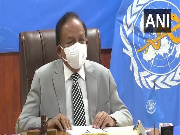 Union Health Minister Harsh Vardhan at 148th session of WHO Executive Board meeting on Tuesday.