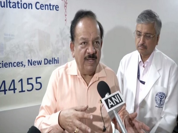 Union Health and Family Welfare Minister Harsh Vardhan in New Delhi on Saturday. Photo/ANI