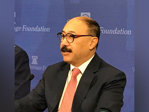 India's Ambassador to the US Harsh Vardhan Shringla addressing the event in Washington on Wednesday. (Picture Credits: ORF Twitter)