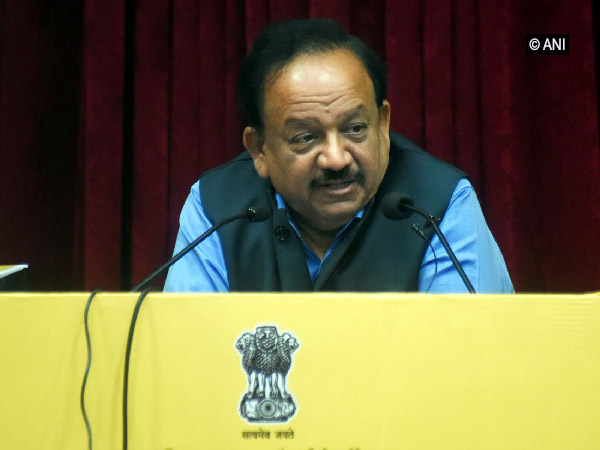 Union Health Minister Harsh Vardhan at the event on Thursday. Photo/ANI