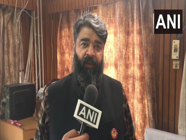 Haryana MLA Aseem Goel speaking to ANI (Photo/ANI)