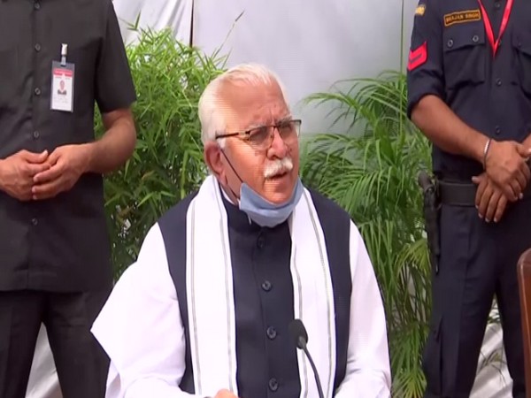 Haryana Chief Minister Manohar Lal Khattar. (Photo/ANI)