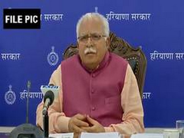 Haryana Chief Minister Manohar Lal Khattar (Photo/ANI)