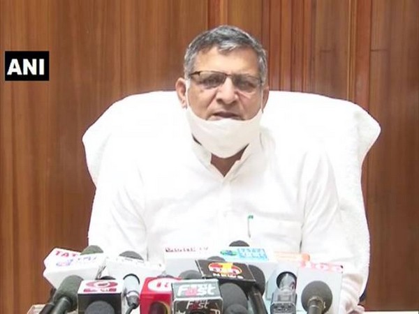 Haryana Education Minister Kanwar Pal speaks to media on Thursday [Photo/ANI]