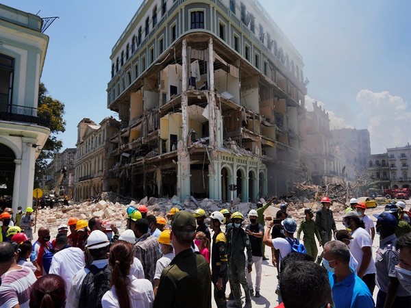 Aftermath of explosion at Hotel Saratoga, in Havana. (Photo Credit - Reuters)