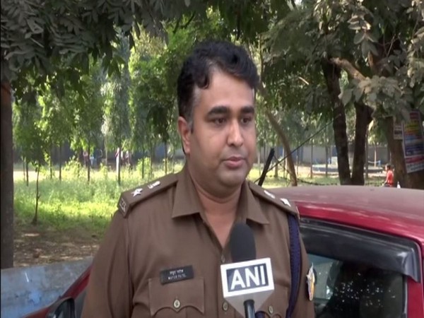 Hazaribagh SP Mayur Patel speaking to ANI in Hazaribagh on Wednesday. Photo/ANI