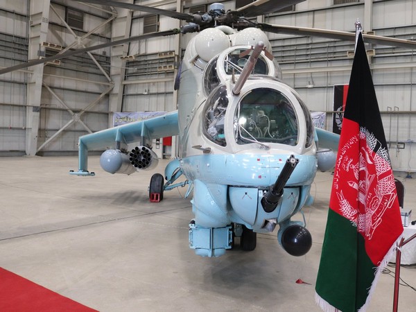 Mi-24V helicopters (Picture Credits: India in Afghanistan/Twitter)