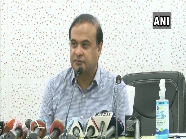 Assam Minister Himanta Biswa Sarma during a press conference in Guwahati on Saturday. (Photo/ANI)