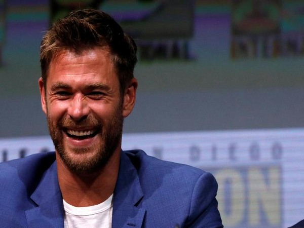 Chris Hemsworth at a panel for 'Thor: Ragnarok'