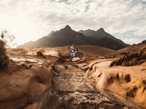 Aaron Mare in action at Dakar Rally (Image: Hero MotorSports Rally Team)